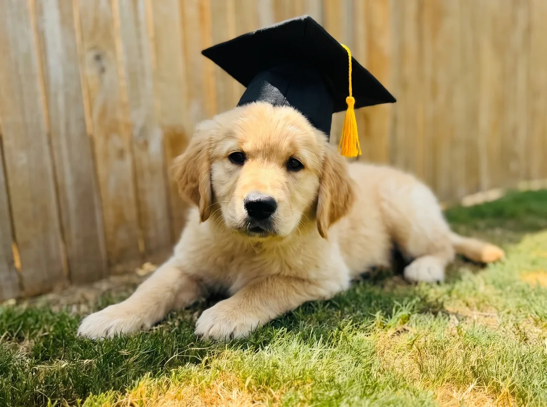 A large outdoor group dog training class with distracted dogs and one instructor